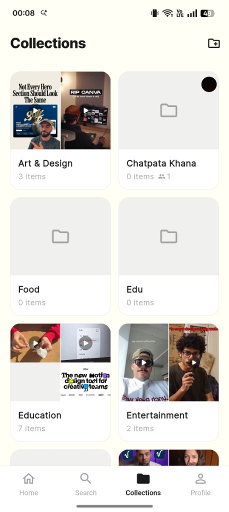 Snug — organized collections
