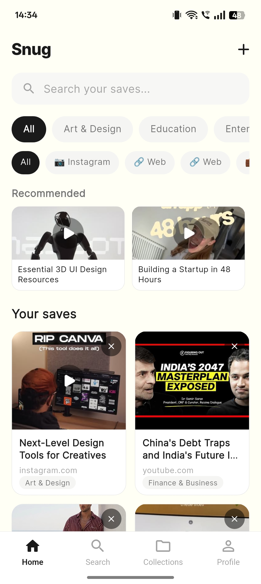 Snug App Save Detail